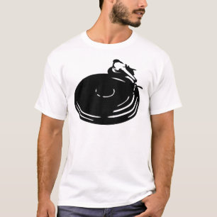 T-shirt disque noir