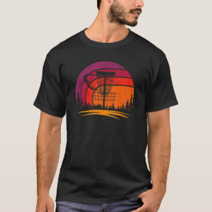 T-shirt Disque Vintage Rétro Golf Frolf Volant Disque Spor