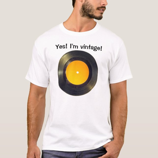 T-shirt Disque vinyle (Devant)