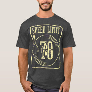 T-shirt Disque Vinyle Limite de Vitesse 78