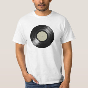 T-shirt disque vinyle pour mélomanes