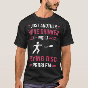 T-shirt Disque Volant Vin Drinker