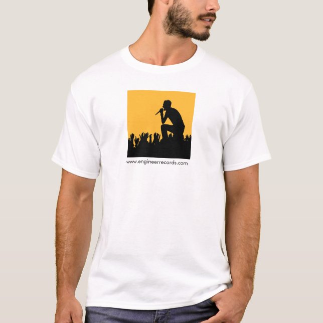 T-shirt Disques 2 d'ingénieur (Devant)