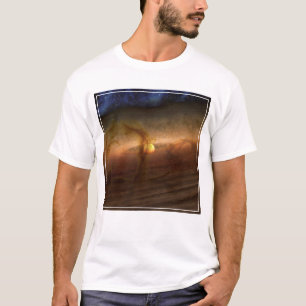 T-shirt Disques De Matériel De Forme Planète Circulant Les