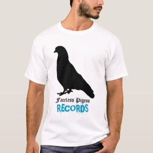 T-shirt Disques sans visage de pigeon