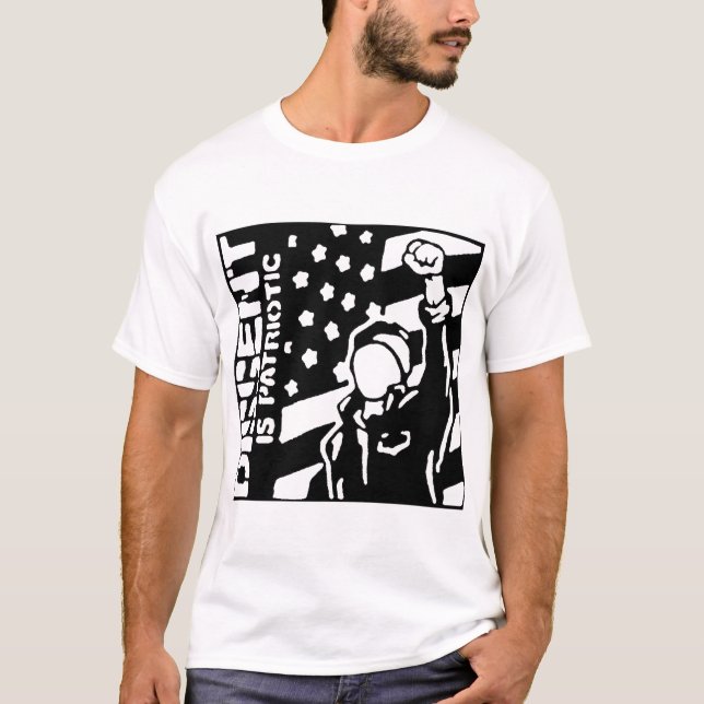 T-shirt Dissent is Patriotic (Devant)