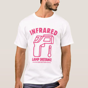 T-shirt Distance de la lampe infrarouge