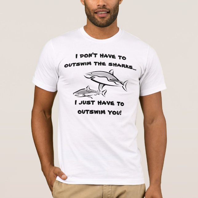 T-shirt Distancer les requins (Devant)