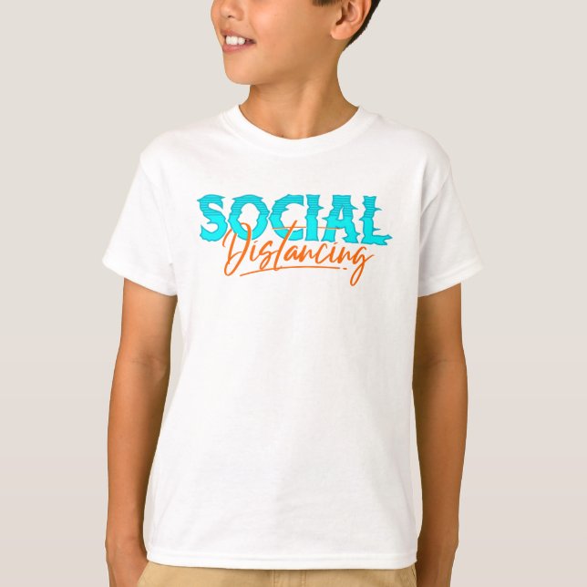 T-shirt Distances sociales (Devant)