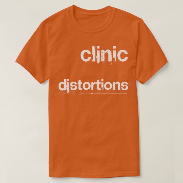 T-shirt Distorsions cliniques (Design devant)