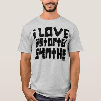 T-shirt distortedsynths01-black