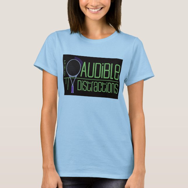 T-shirt Distractions audibles dans le noir (Devant)