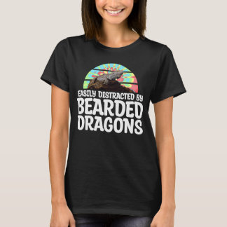 T-shirt Distrait Par Dragons À Poids Lourds Reptiles Plan 