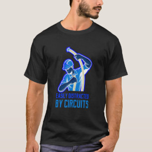 T-shirt Distrait par le voltage des circuits de l'artisan