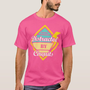 T-shirt Distrait par les circuits Électro Ingénieur de tra