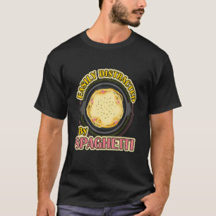 T-shirt Distrait par les Spaghetti Cuisine Italienne Chef