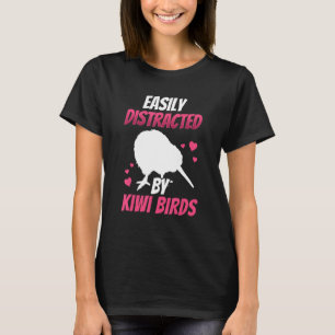 T-shirt Distrait par l'oiseau Kiwi Nouvelle-Zélande Kiwi