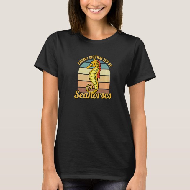 T-shirt Distrait Par Seahores Nature Océan 1 (Devant)