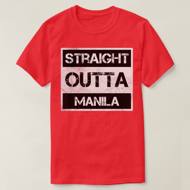 T-shirt Distresse Vintage aux Philippines à Manille (Design devant)