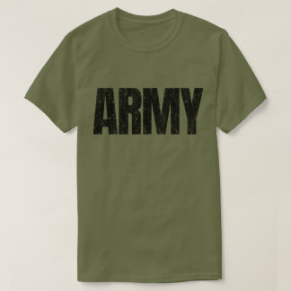 T-shirt Distressed Army