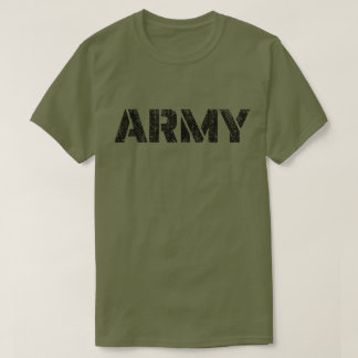 T-shirt Distressed Army