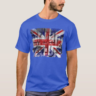 T-shirt Distressed Art numérique britannique Urban Jungle