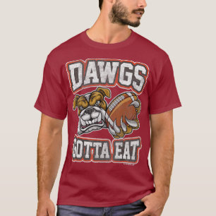 T-shirt Distressed Dawgs Gotta Eat CLE Shirt