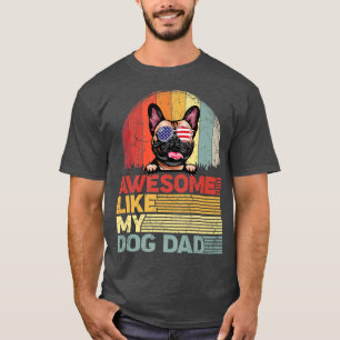 T-shirt Distressed French Bulldog Tee stupéfiant comme mon