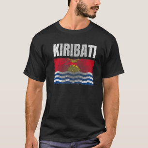 T-shirt Distressed Kiribati Distressed Graphisme Pour Homm