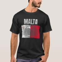 Distressed Malte Drapeau Graphique Pour Hommes Fem