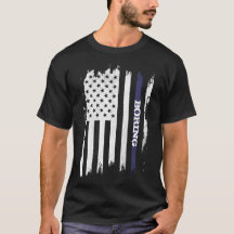 Distressed USA Drapeau Bleu Bande Nom personnalisé