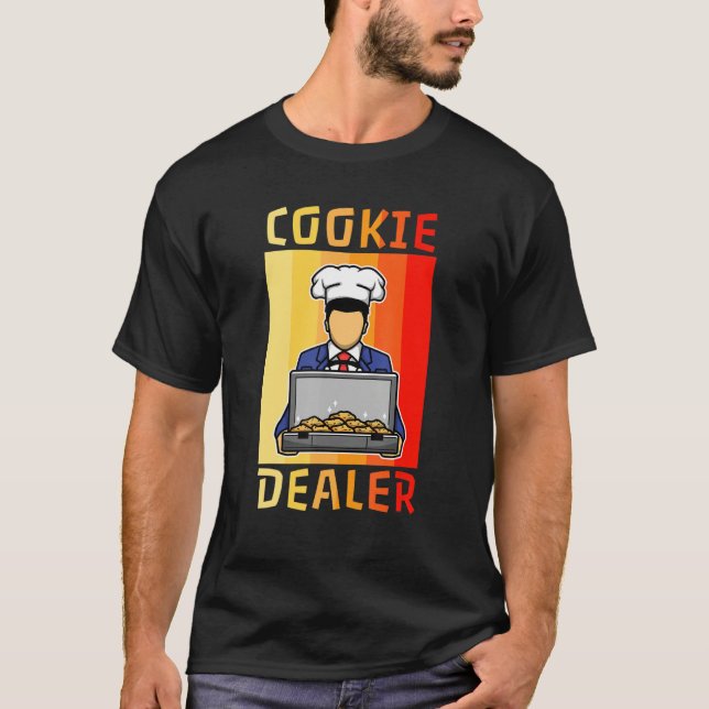 T-shirt Distributeur de biscuits pour hommes (Devant)