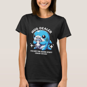 T-shirt Distributeur de câlins Citation de requin drôle d'