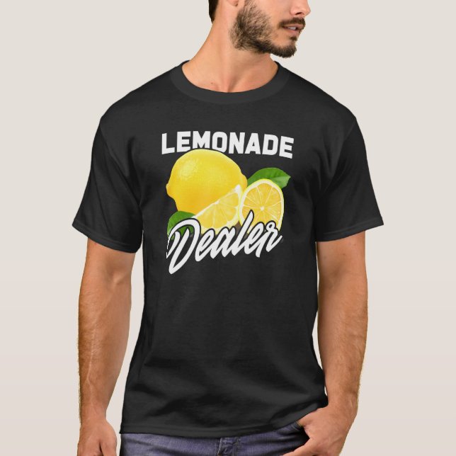 T-shirt Distributeur de fruits à la citronnade Lemon (Devant)