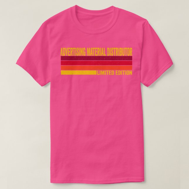 T-shirt Distributeur de matériel publicitaire (Design devant)