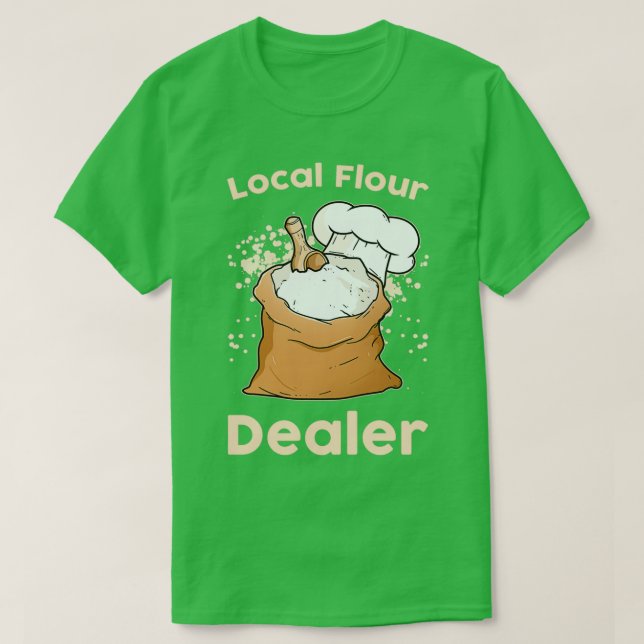 T-shirt Distributeur local de farine 1 (Design devant)