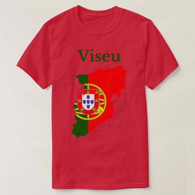 T-shirt District de Viseu Portugal (Design devant)