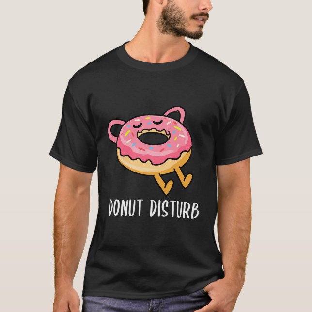 T-shirt Disturb Donut Ne Disturbe Pas (Devant)
