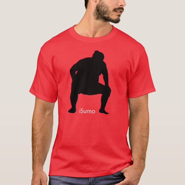 T-shirt d'iSumo - T-shirt d'homme de lutte de sumo (Devant)