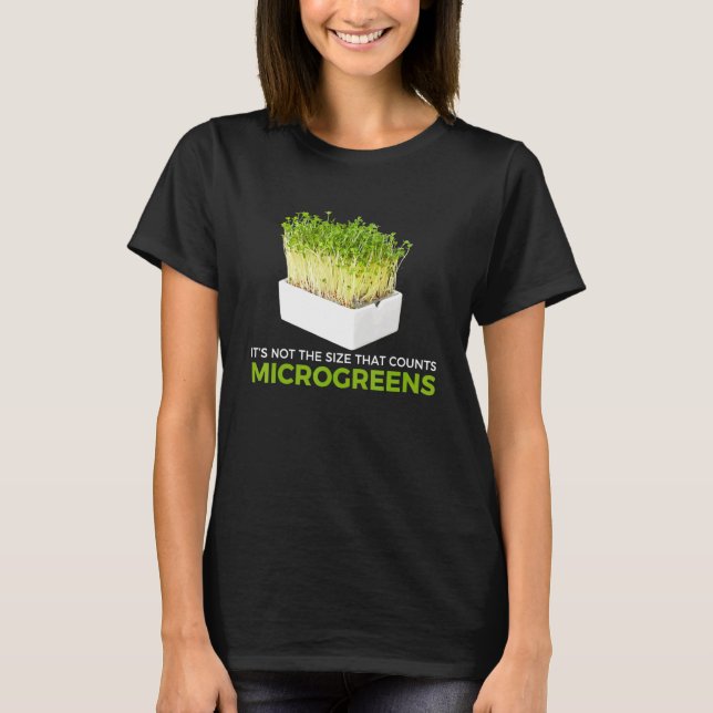 T-shirt Dit Microgreen Farmer Gardening Tee (Devant)