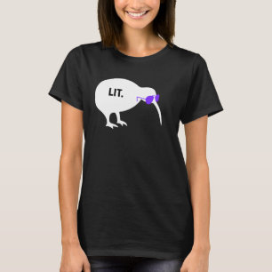 T-shirt Dit Que Nous Laissons Les Lunettes De Soleil Kiwi 