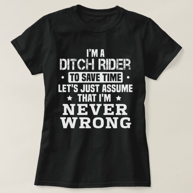T-shirt Ditch Rider (Design devant)