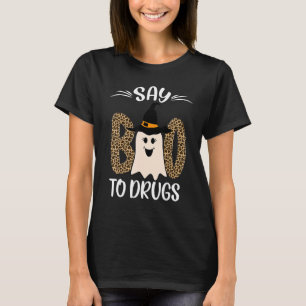 T-shirt Dites Boo To Drugs Halloween Red Ribbon Week Award