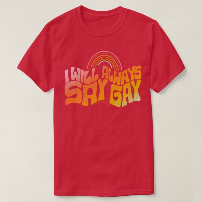 T-shirt Dites Gay (Design devant)