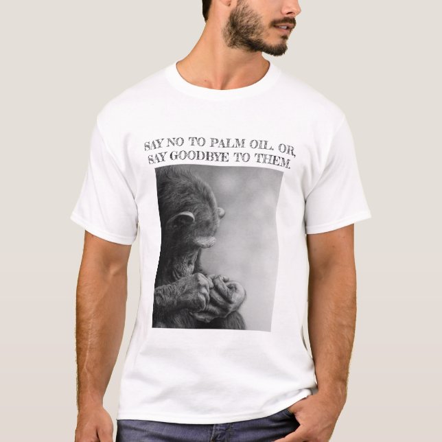 T-SHIRT DITES NON À LA CHEMISE D'HUILE DE PALMIER (Devant)