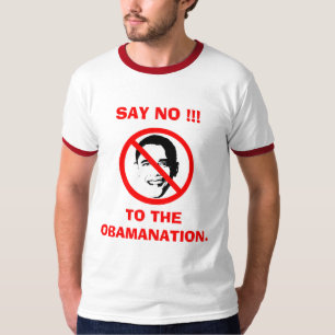 T-shirt Dites non à l'Obamantion