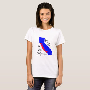 T-shirt Dites NON à New California Shirt