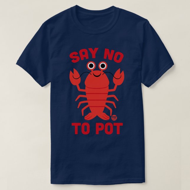T-SHIRT DITES NON À POT (Design devant)