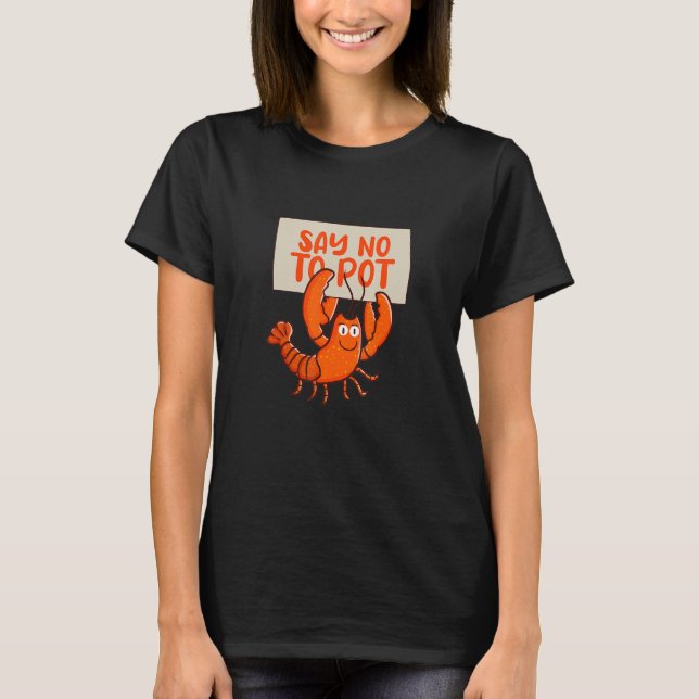 T-shirt Dites Non À Pot Crawfish Boil Cajun Crawdad Fruits (Devant)