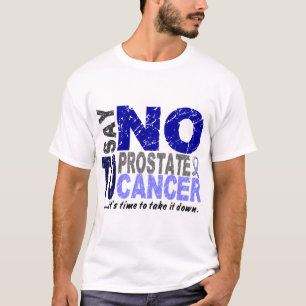 T-shirt Dites NON au cancer de la prostate 1